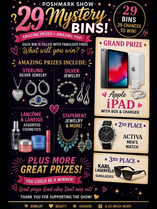 Jewelry - FLYER For the Mystery Bin Game